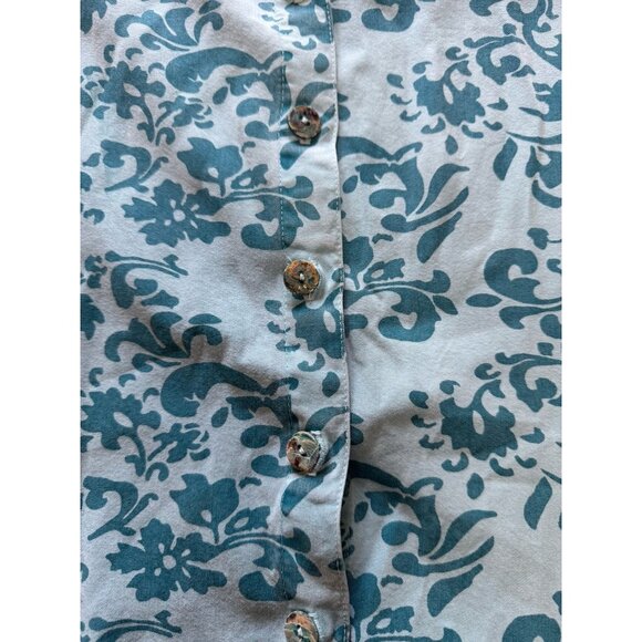 Click by Color Me Cotton‎ Tunic Top Women Size Medium Gauzy Tencel Blend Artsy - Picture 6 of 11